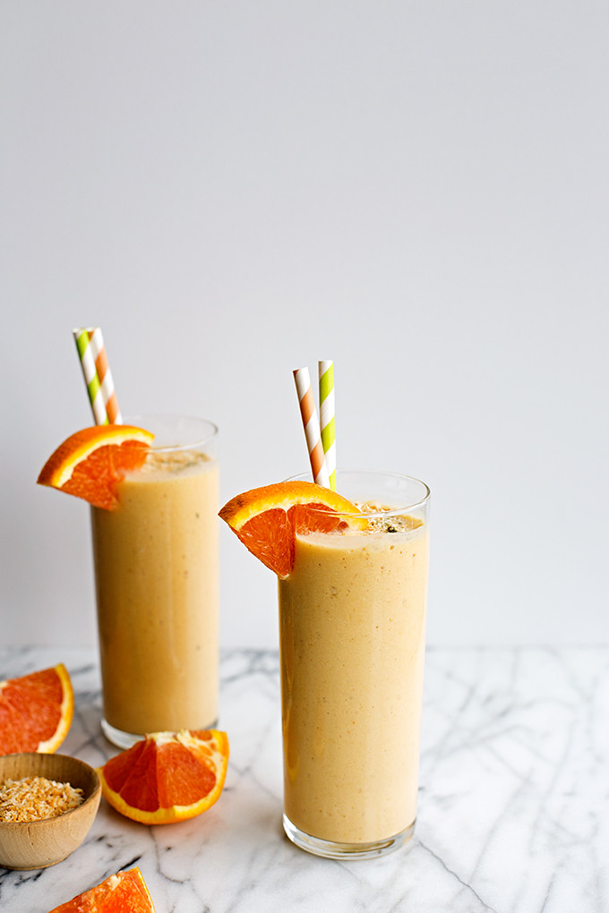 Toasted Coconut Creamsicle Smoothie