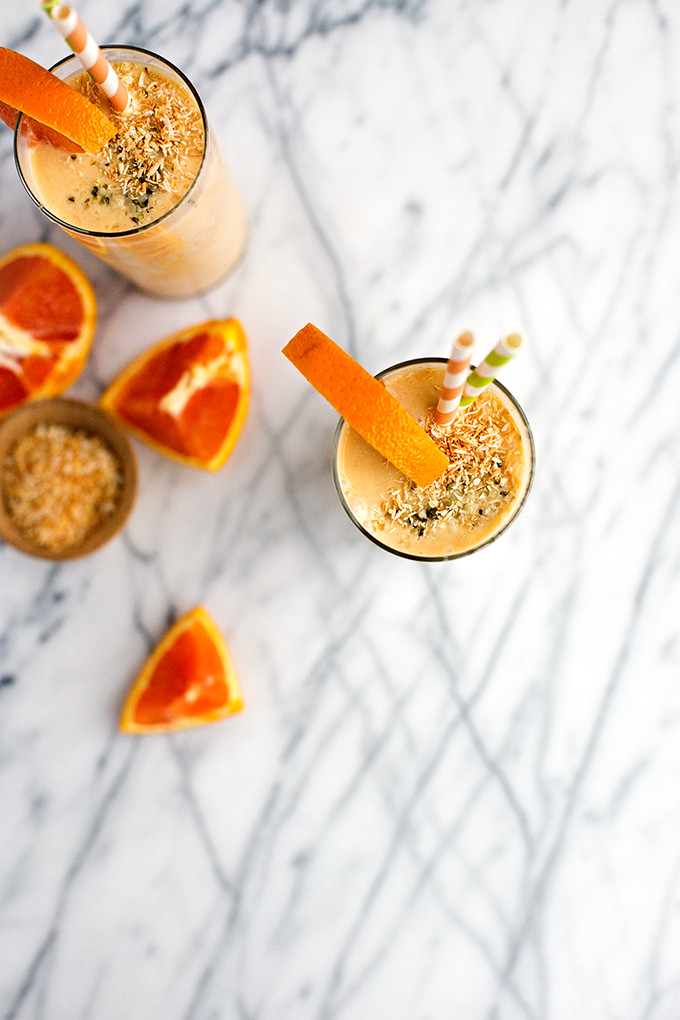 Toasted Coconut Creamsicle Smoothie