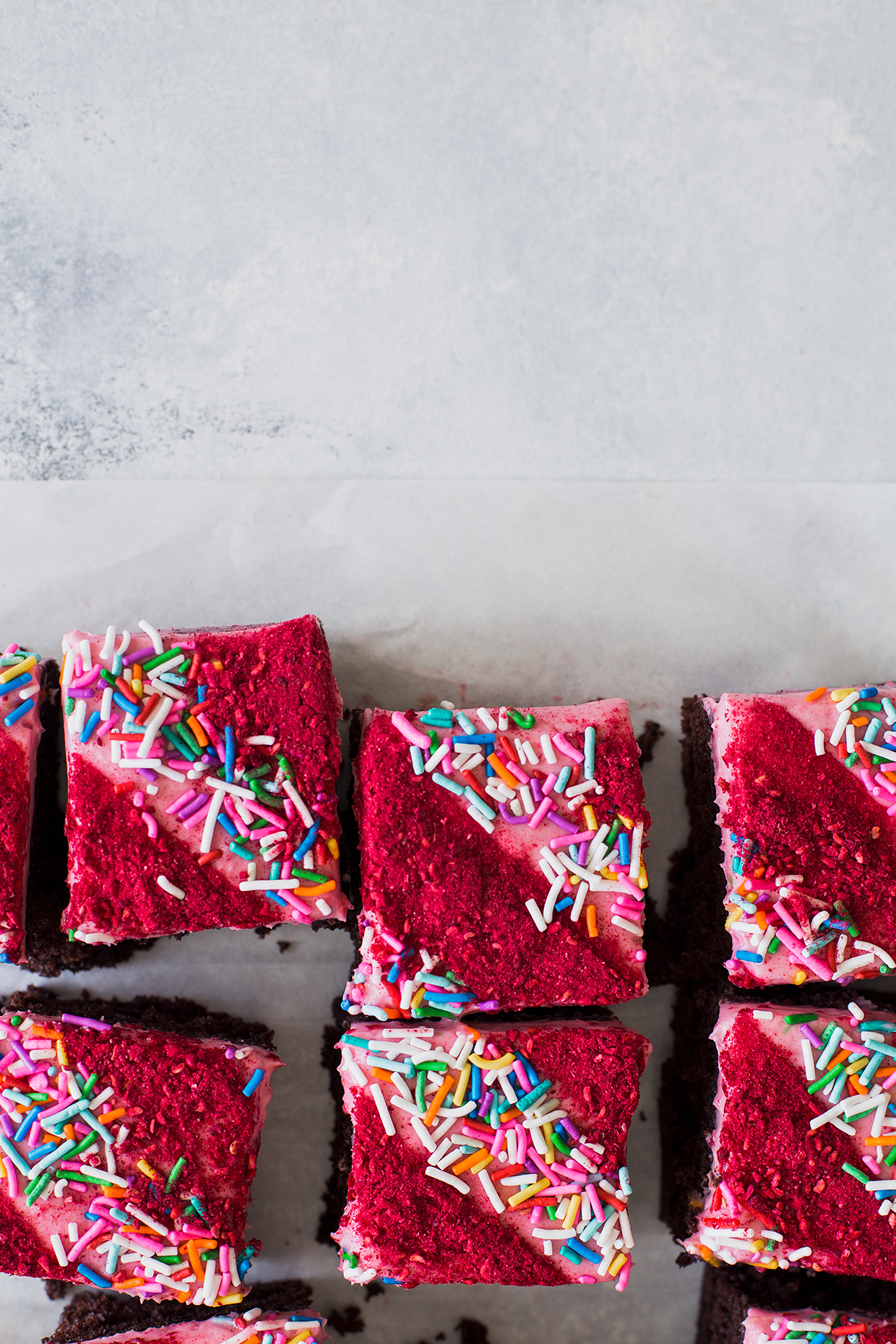 Chocolate Snack Cake with Raspberry Cream Cheese Frosting